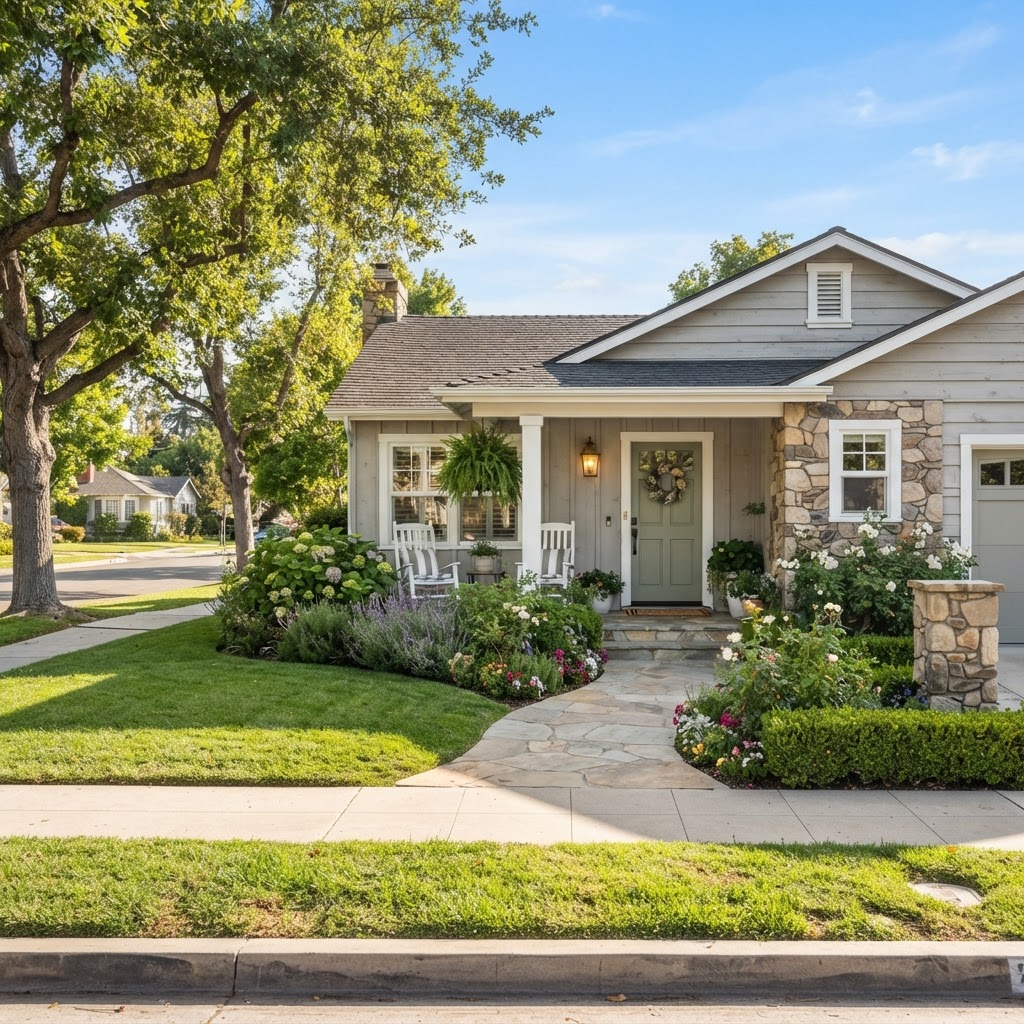 Welcoming home exterior